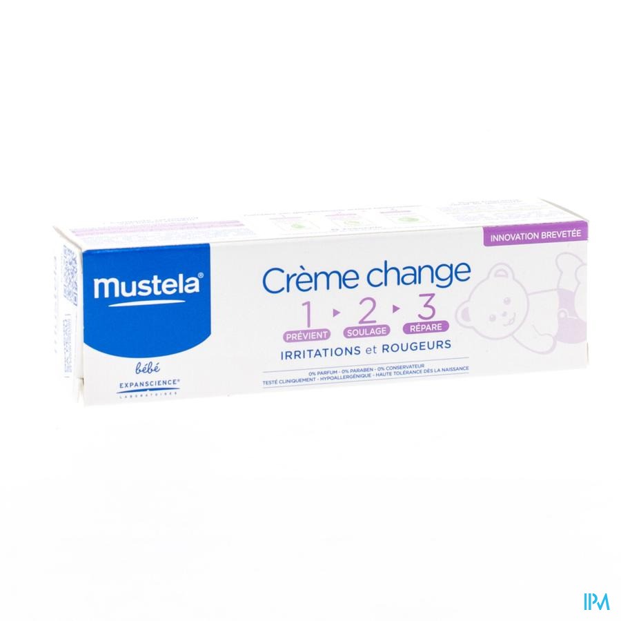 Mustela- creme change 123 100ml - H&O Parapharmacie - Algérie
