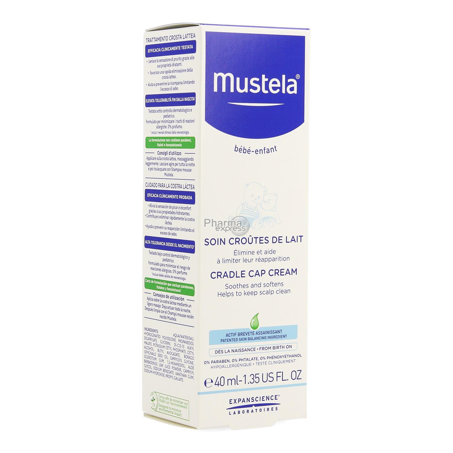Mustela by Mustela, crème pour les croûtes de lait --40 ml/1,35 oz 