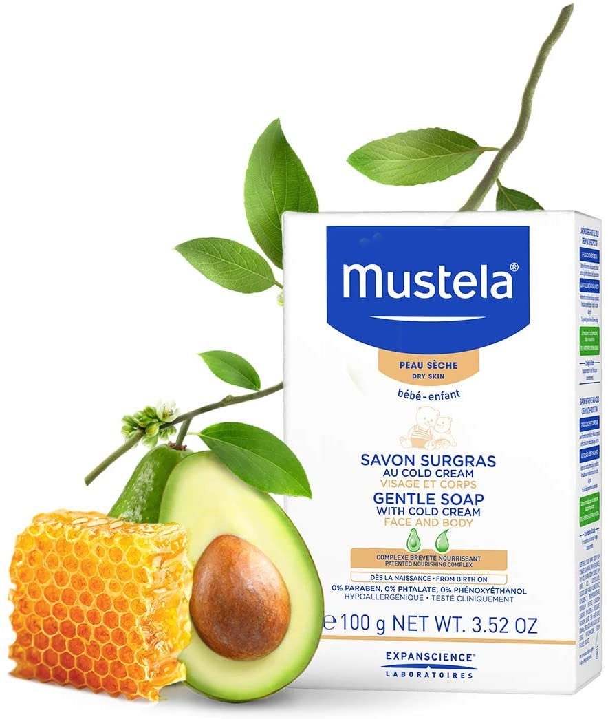MUSTELA SAVON AU COLD-CREAM NUTRI-PROTECTEUR 100G
